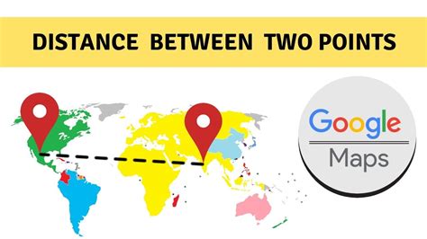 History of MAP Map Distance Between Two Points